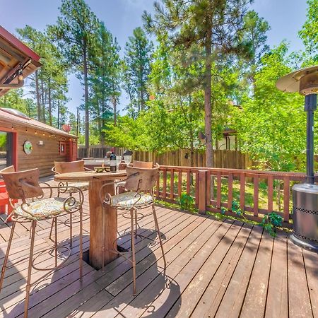 Unique Bear Country Cabin In Ruidoso With Hot Tub! Buitenkant foto