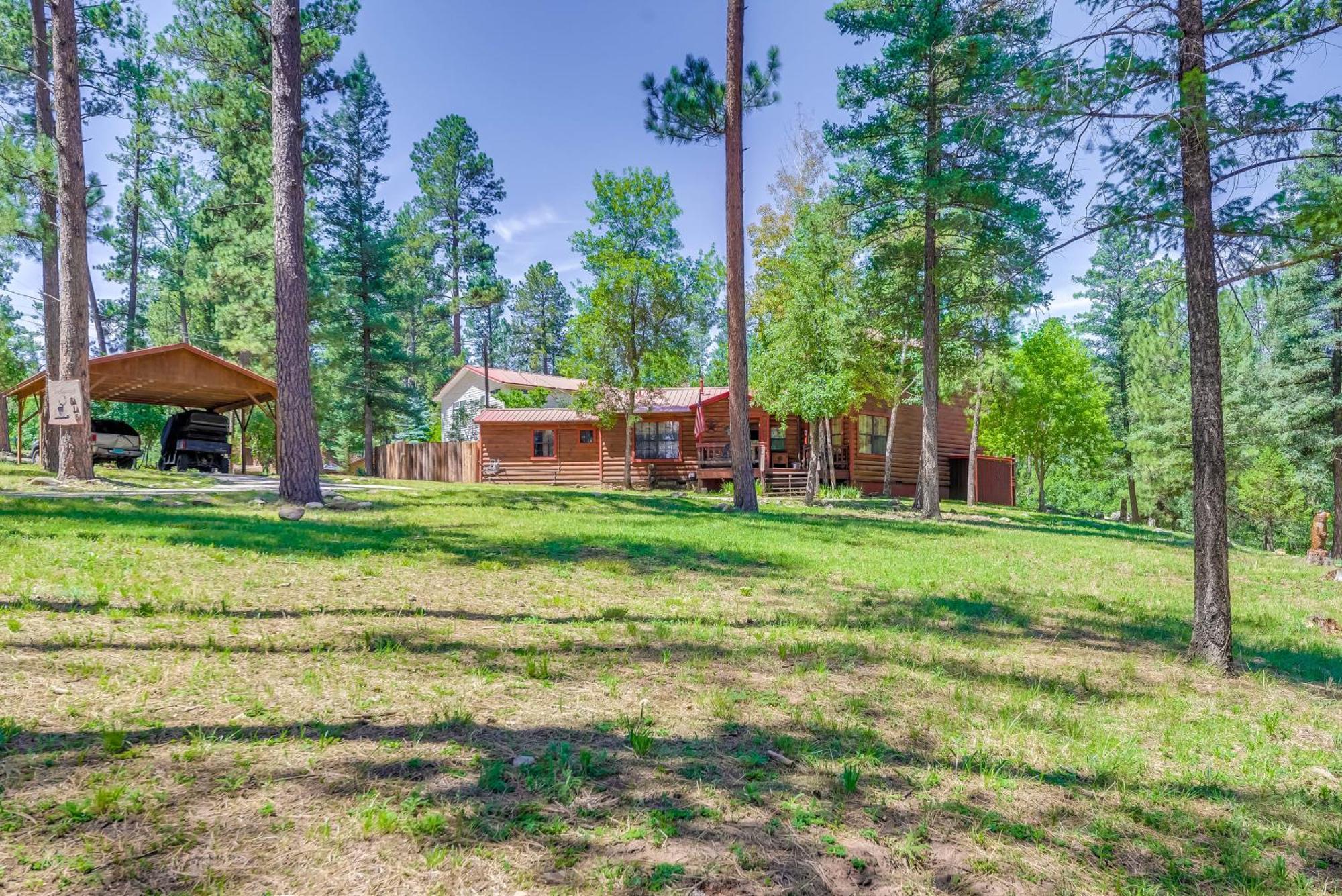 Unique Bear Country Cabin In Ruidoso With Hot Tub! Buitenkant foto